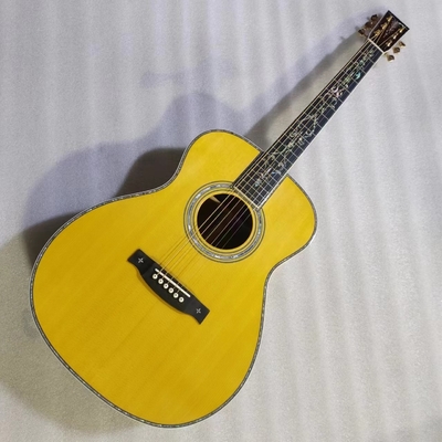 Chine Custom Martin style OM corps solide santo arrière côté guitare acoustique 40 pouces fournisseur
