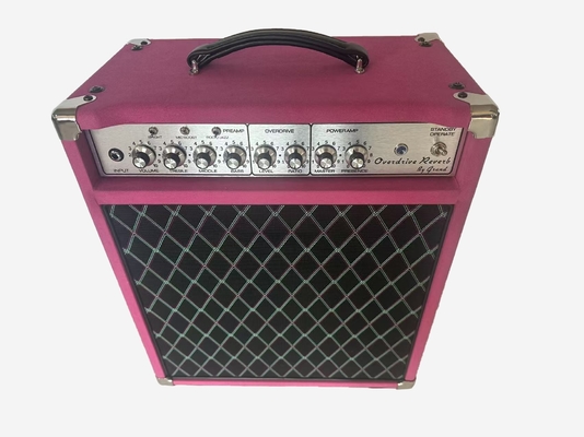 Chine Réverbération de surentraînement personnalisée 20 Watt 1x12 Combo Purple Suede 2 X EL84 3 X 12ax7 Tubes JJ fournisseur