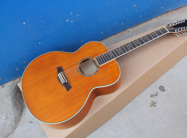 Chine Guitare acoustique 12 cordes blonde TY 12 cordes 814 guitare acoustique électrique corps rond 814ce fournisseur
