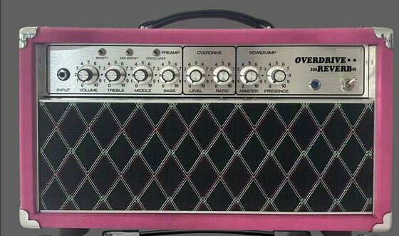Chine Tête d'ampli filaire personnalisée Grand ODR Overdrive Reverb 20 watts avec daim violet, prix spécial fournisseur
