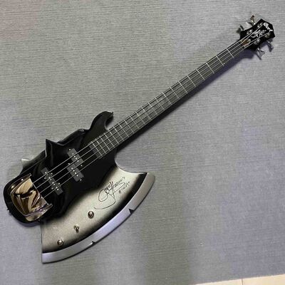 Chine Personnalisé 4 cordes Axe Bass Gene Simmons guitare électrique basse palissandre manche noir fournisseur