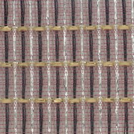 Chine Tissu de gril de Cabinet rouge/noir/armure d'argent avec le haut-parleur de réparation du tissu DIY de tissu de gril d'accent d'or fournisseur