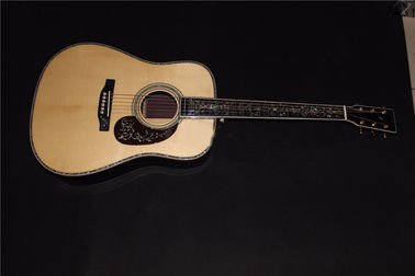 Chine AAAAA toute la guitare en bois massif personnaliser droite la meilleure forme de D droite gauche guitare acoustique électrique fournisseur