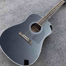 Chine 41&quot; toute couleur noire guitare acoustique, fingerboard rosewood, guitare faite à la main en bois d'épin fournisseur