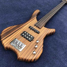 Chine 2020 New 4 Strings Buzzard Couleur naturelle haut du cou à travers basse Guitare fournisseur
