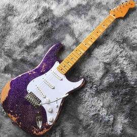 Chine Guitare électrique Strat personnalisée en violet fournisseur