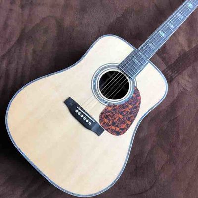 Chine Dispositif personnalisé AAA Solid Spruce Top Ebony Fretboard 41 pouces Guitare acoustique fournisseur