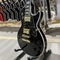 Custom GB Style LP Les Paul Guitare électrique, Corps d'acajou, Fretboard en ébène, Couleur noire, Matériel doré, Lien de fret fournisseur