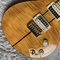Guitare électrique personnalisée SE Santana Partie Chrome Abalone Oiseau Inlay Flamme Maple Top fournisseur