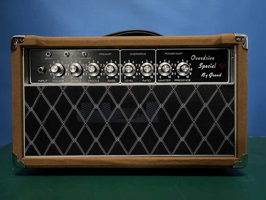 Amplificateur personnalisé 20W brun Tolex VOX Tissu de gril JJ Tubes Inspiré par Dumble ODS Overdrive Spécial fournisseur
