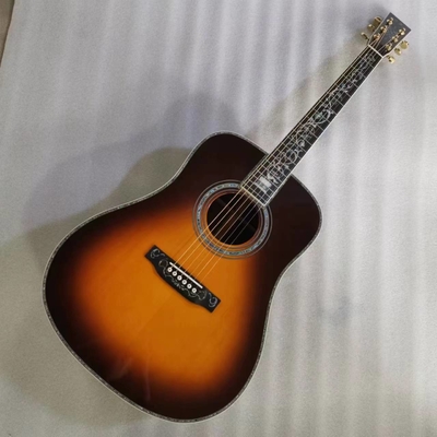 Une guitare acoustique sur mesure MT Dreadnought D Corps Sunburst fournisseur