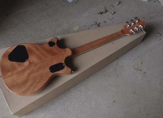 Guitare électrique en bois naturel de qualité supérieure fournisseur