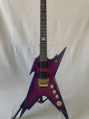 Guitare électrique personnalisée Dean Dime Razorback DCR Black Tooth Limited fournisseur