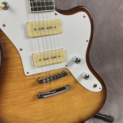 Guitare électrique flambé sur mesure avec pickups P90 fournisseur