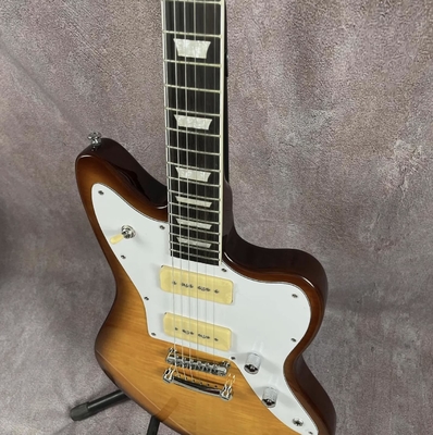 Guitare électrique flambé sur mesure avec pickups P90 fournisseur