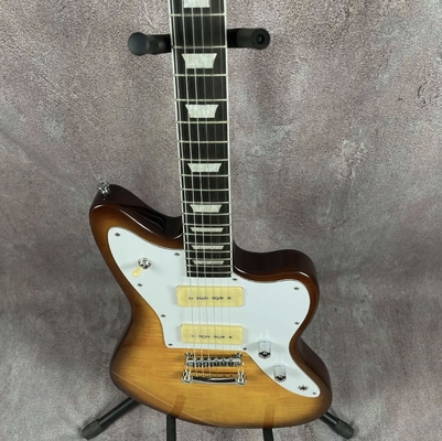 Guitare électrique flambé sur mesure avec pickups P90 fournisseur