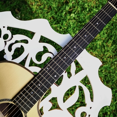 Guitare acoustique sur mesure GA Body SOLID WOOD: chef-d'œuvre SoliWood avec style vintage fournisseur