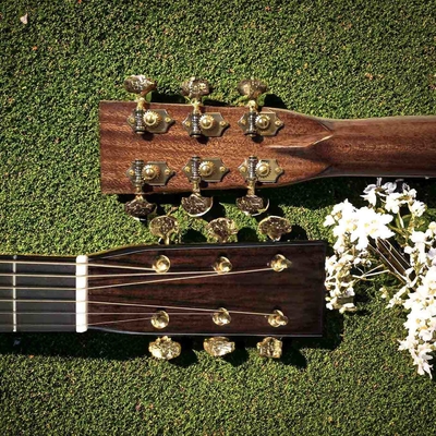 Guitare acoustique sur mesure GA Body SOLID WOOD: chef-d'œuvre SoliWood avec style vintage fournisseur