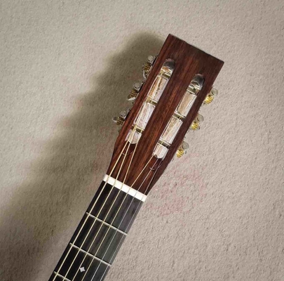 AAA Tout en bois d'acajou fait à la main Custom OM Guitare acoustique fournisseur