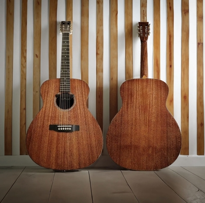 AAA Tout en bois d'acajou fait à la main Custom OM Guitare acoustique fournisseur