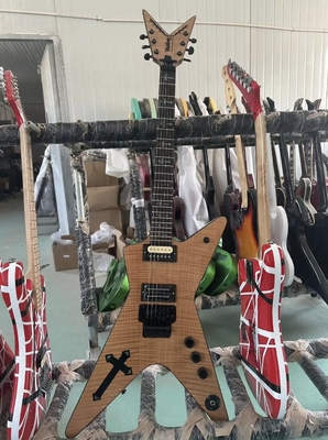 Guitare électrique de bois de chaume de forme irrégulière fournisseur