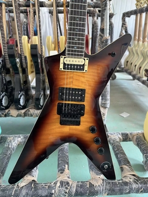 Une guitare électrique en bois rose fournisseur