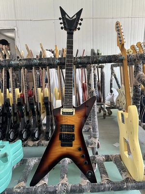 Une guitare électrique en bois rose fournisseur