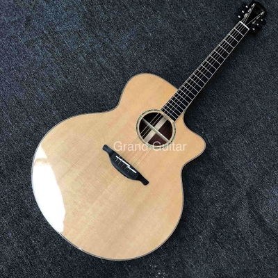 Une guitare acoustique en bois massif de Cocobolo fournisseur