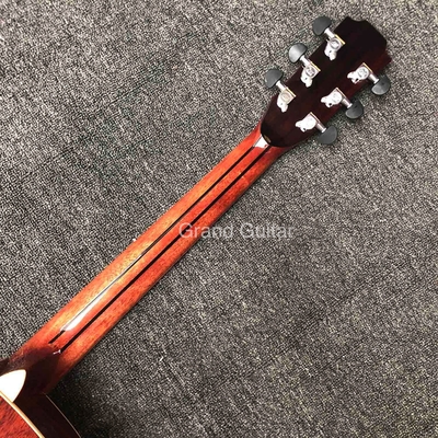 Une guitare acoustique en bois massif de Cocobolo fournisseur