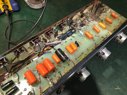 Personnalisé 5F6A Bassman Combo 410 Jensen haut-parleurs point à point soudage Accepter Amplificateur de guitare OEM fournisseur
