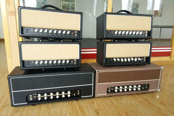 1987 Grand Style Amplificateur de Guitare à la main câblé tout tube 50W en noir ou marron fournisseur
