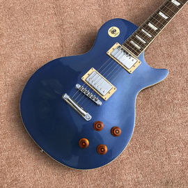 Custom Shop LP Standard 1959 R9 guitare électrique, bleu métallique, Rosewood Guitare électrique avec boîtier dur, livraison gratuite fournisseur