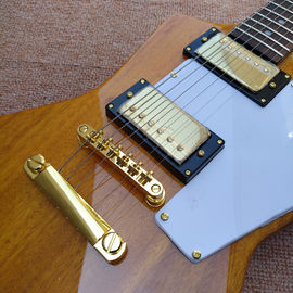 Guitare électrique de type RD en couleur bois naturel, Guitare RD Custom Shop avec matériel Chrome, incrustations de points, Livraison gratuite fournisseur