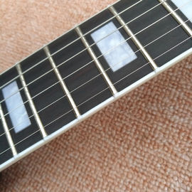 Guitare électrique sur disque LP personnalisée, Frettes de plateau d'ébène de clavier de bande électrique avec matériel Chrome, livraison gratuite fournisseur