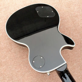 Guitare électrique sur disque LP personnalisée, Frettes de plateau d'ébène de clavier de bande électrique avec matériel Chrome, livraison gratuite fournisseur