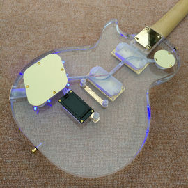 Guitare électrique acrylique standard de haute qualité, bois de rose fournisseur