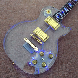 Guitare électrique acrylique standard de haute qualité, bois de rose fournisseur