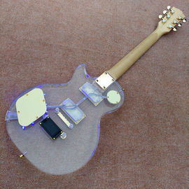 Guitare électrique acrylique standard de haute qualité, bois de rose fournisseur