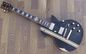 Black ESP Relic guitare à coupure simple corps solide guitare électrique matériel en or Tuneomatique / stoptail pont directement de la fa fournisseur