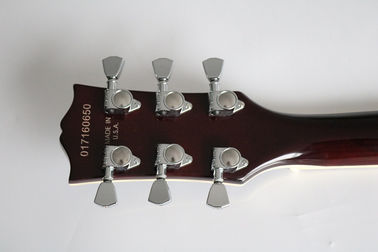 Nouveau style tabac éclatement de l'or de la barque de requin nageoire creuse Guitare électrique la guitare jazz creuse fournisseur