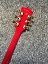 Classique rouge ES 335 Guitare jazz système de tremolo bigsby ébène clavier électrique Guitare jazz livraison gratuite fournisseur