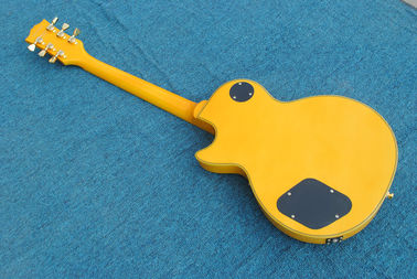 Guitare électrique personnalisée LP jaune foncé, guitare LP directement de l'usine Toutes les couleurs sont disponibles, Certains pays Livraison gratuite fournisseur