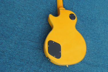 Guitare électrique personnalisée LP jaune foncé, guitare LP directement de l'usine Toutes les couleurs sont disponibles, Certains pays Livraison gratuite fournisseur