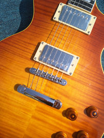 Tiger Flame 1959 R9 LP guitare électrique standard corps de cou pièce par pièce, pont Tune-o-Matic, FRET liant livraison gratuite fournisseur