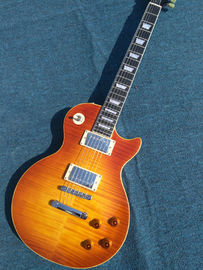 Tiger Flame 1959 R9 LP guitare électrique standard corps de cou pièce par pièce, pont Tune-o-Matic, FRET liant livraison gratuite fournisseur