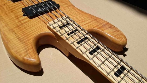Guitare basse électrique à 5 cordes avec corps en ashwood, position 20 tonnes, clavier d'érable fournisseur