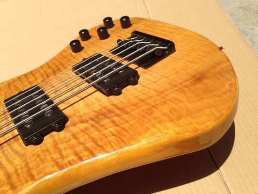 Guitare basse électrique à 5 cordes avec corps en ashwood, position 20 tonnes, clavier d'érable fournisseur