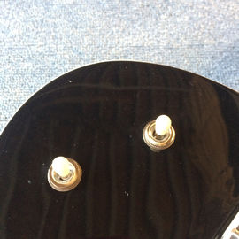 Guitare électrique de jazz à corps creux, trou double F, système de tremolo, guitare de jazz noire de haute qualité fournisseur