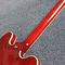 Guitare électrique jazz double F, Rosewood Fingerboard, couleur éclair Quilte Maple avec dos rouge fournisseur