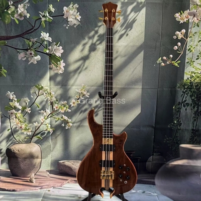Custom Grand Mark King style de luxe coup de cou à travers le corps 4 cordes basse électrique ALEMBIC TYPE fournisseur